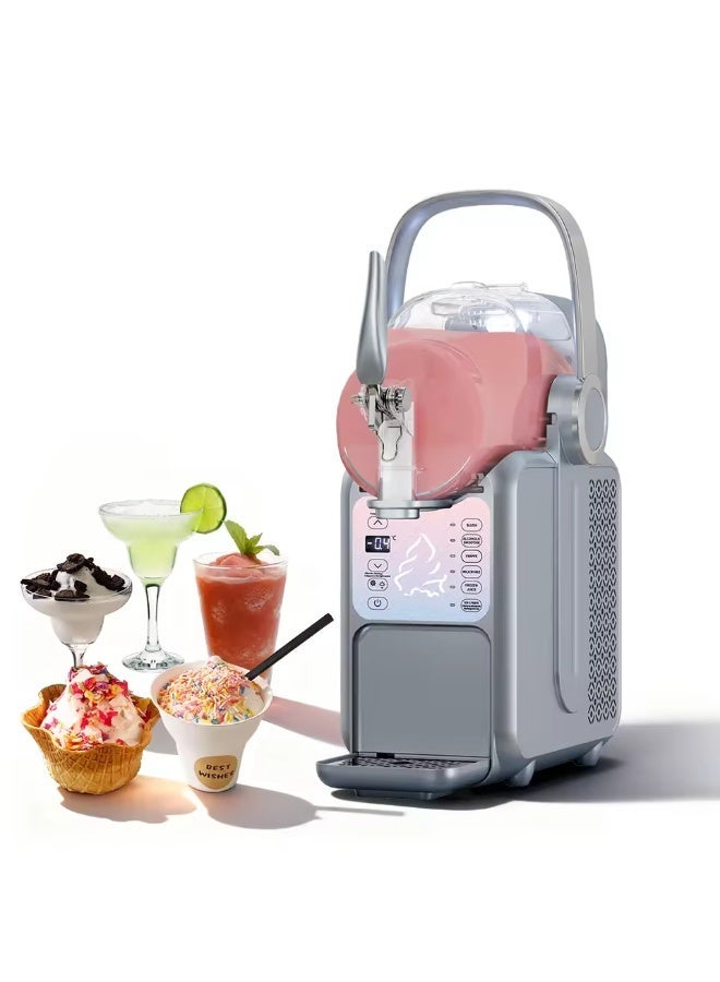 epicarma 6-in-1 Electric Slushie & Ice Cream Machine 2.6L, Professional Frozen Drink Maker, No Ice Needed, Stainless Steel Tank, Milkshake, Frappe, Cocktail & Slushy Blender - Image 1